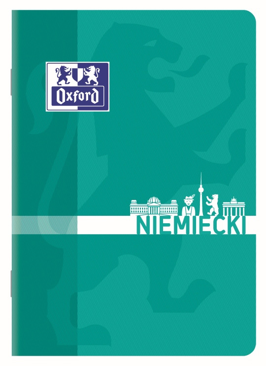 Zeszyt przedmiotowy do Języka Niemieckiego A5/60 kratka Oxford 90g